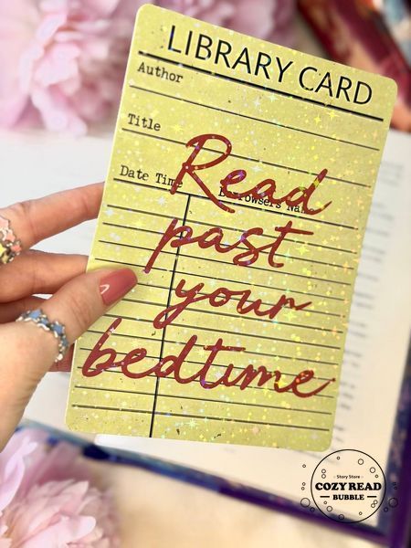 Вставка для чохла Kindle &ldquo;Read Past Your Bedtime&rdquo; + стікери 1473 фото
