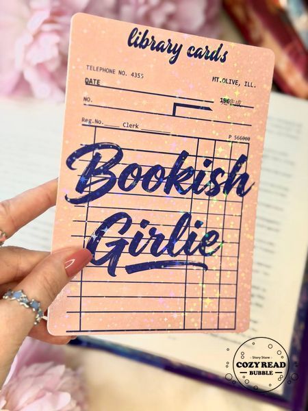 Вставка для чохла Kindle &ldquo;Bookish Girlie&rdquo; + стікери 1474 фото