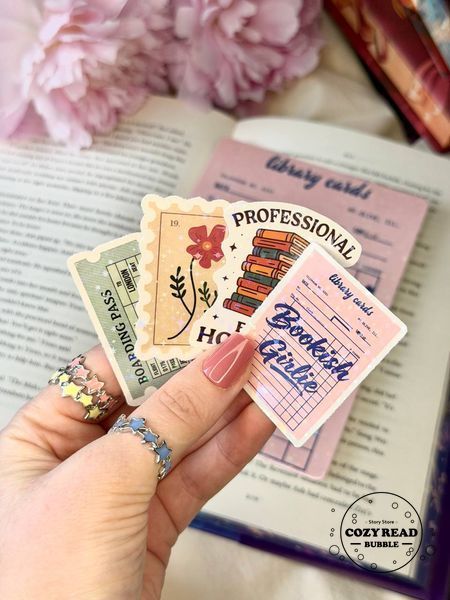 Вставка для чохла Kindle &ldquo;Bookish Girlie&rdquo; + стікери 1474 фото