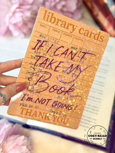 Вставка для чохла Kindle &ldquo;If I Can&rsquo;t Take My Book, I&rsquo;m Not Going!&rdquo; + стікери 1475 фото