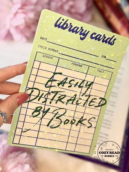 Вставка для чохла Kindle &ldquo;Easily Distracted by Books&rdquo; + стікери 1477 фото