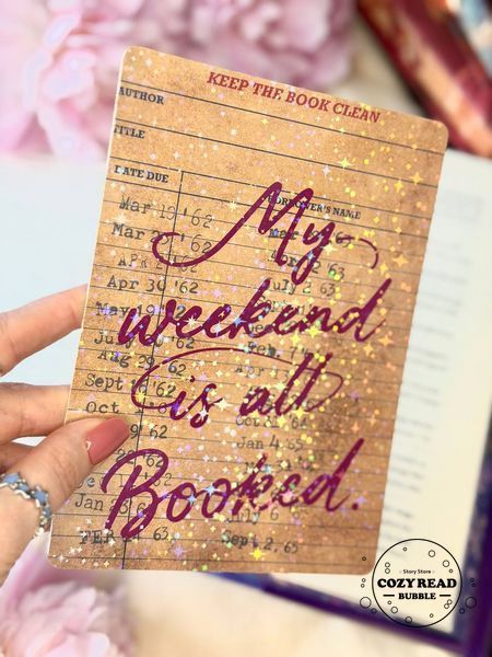 Вставка для чохла Kindle &ldquo;My Weekend Is All Booked&rdquo; + стікери 1478 фото