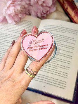 Магнітний попсокет &ldquo;Краще книги&rdquo; + кільце 1485 фото