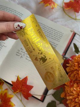Закладинка "Fantasy Book Club", золото 1024 фото
