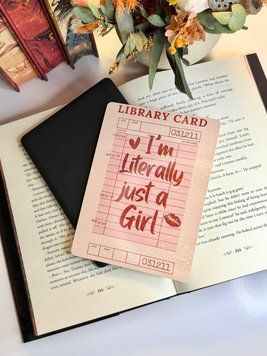 Вставка для чохла Kindle &ldquo;Just a Girl&rdquo; 1189 фото