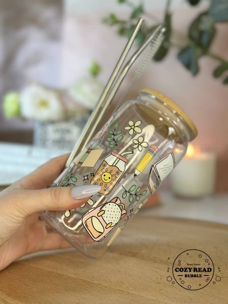 Банка для холодних напоїв "Bookish Mood", 500 746 фото
