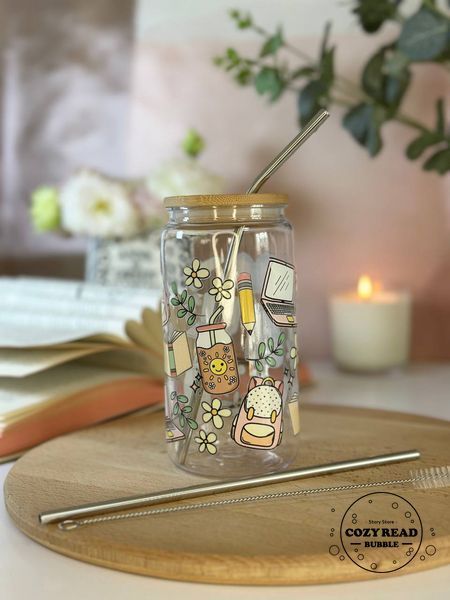 Банка для холодних напоїв "Bookish Mood", 500 746 фото