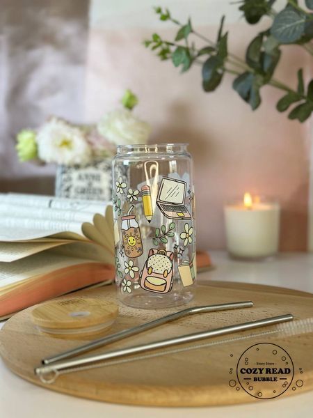 Банка для холодних напоїв "Bookish Mood", 500 746 фото