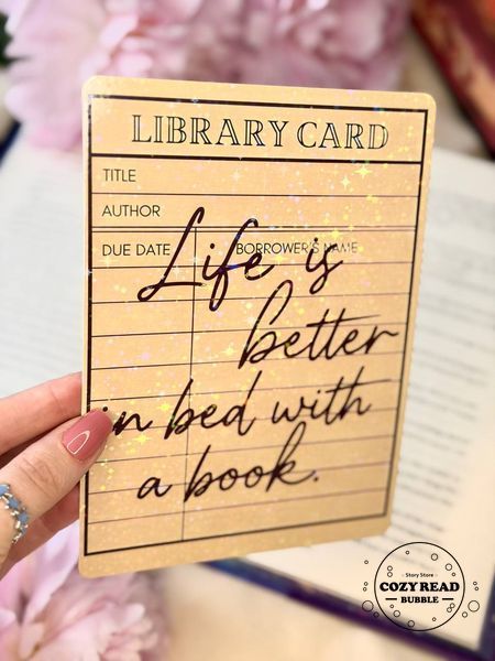 Вставка для чохла Kindle &ldquo;Life is better in bed with a book" + стікери 1467 фото