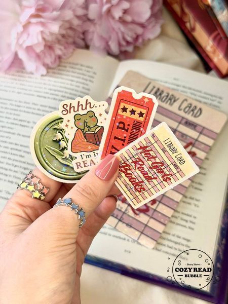 Вставка для чохла Kindle &ldquo;Hot Girls Read Books&rdquo; + стікери 1469 фото